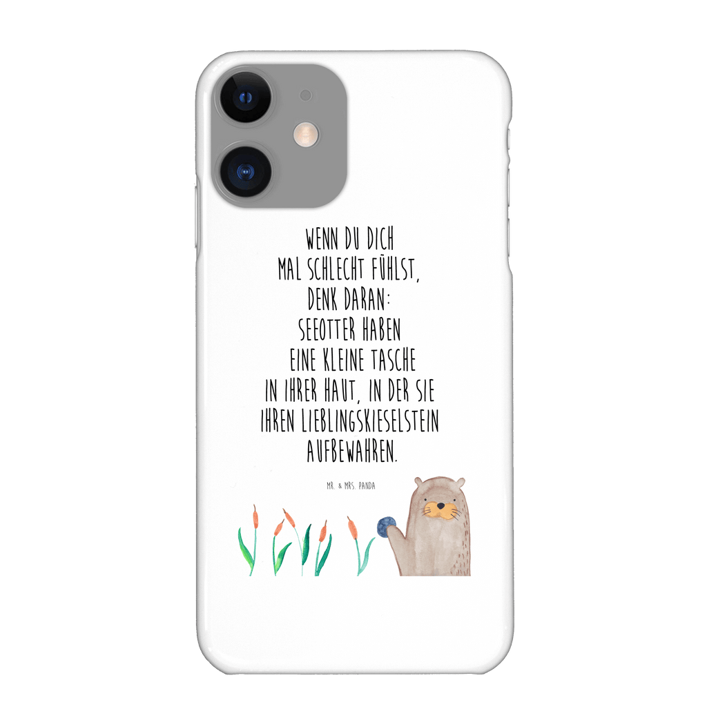 Handyhülle Otter Stein Handyhülle, Handycover, Cover, Handy, Hülle, Iphone 10, Iphone X, Otter, Fischotter, Seeotter, Otter Seeotter See Otter