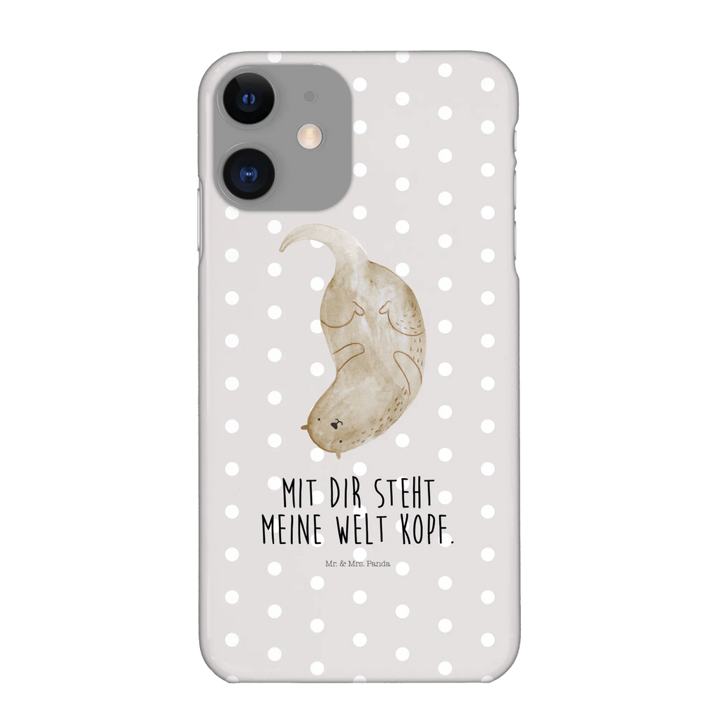 Handyhülle Otter Kopfüber Handyhülle, Handycover, Cover, Handy, Hülle, Iphone 10, Iphone X, Otter, Fischotter, Seeotter, Otter Seeotter See Otter