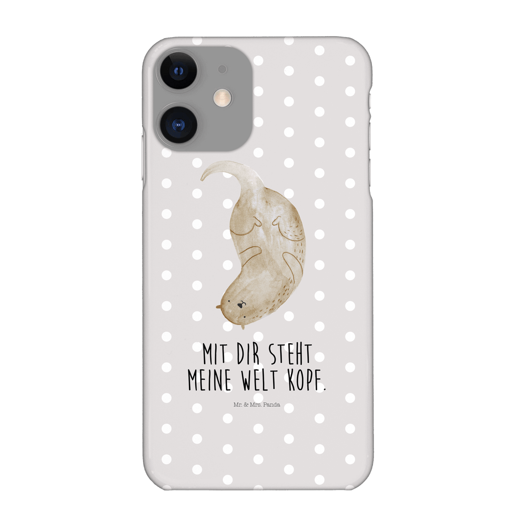 Handyhülle Otter Kopfüber Handyhülle, Handycover, Cover, Handy, Hülle, Iphone 10, Iphone X, Otter, Fischotter, Seeotter, Otter Seeotter See Otter