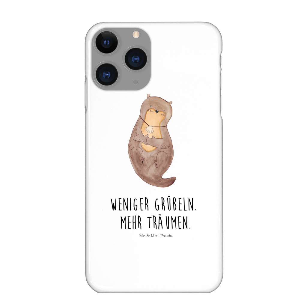 Handyhülle Otter Muschel Handyhülle, Handycover, Cover, Handy, Hülle, Iphone 10, Iphone X, Otter, Fischotter, Seeotter, Otterliebe, grübeln, träumen, Motivation, Tagträumen, Büro