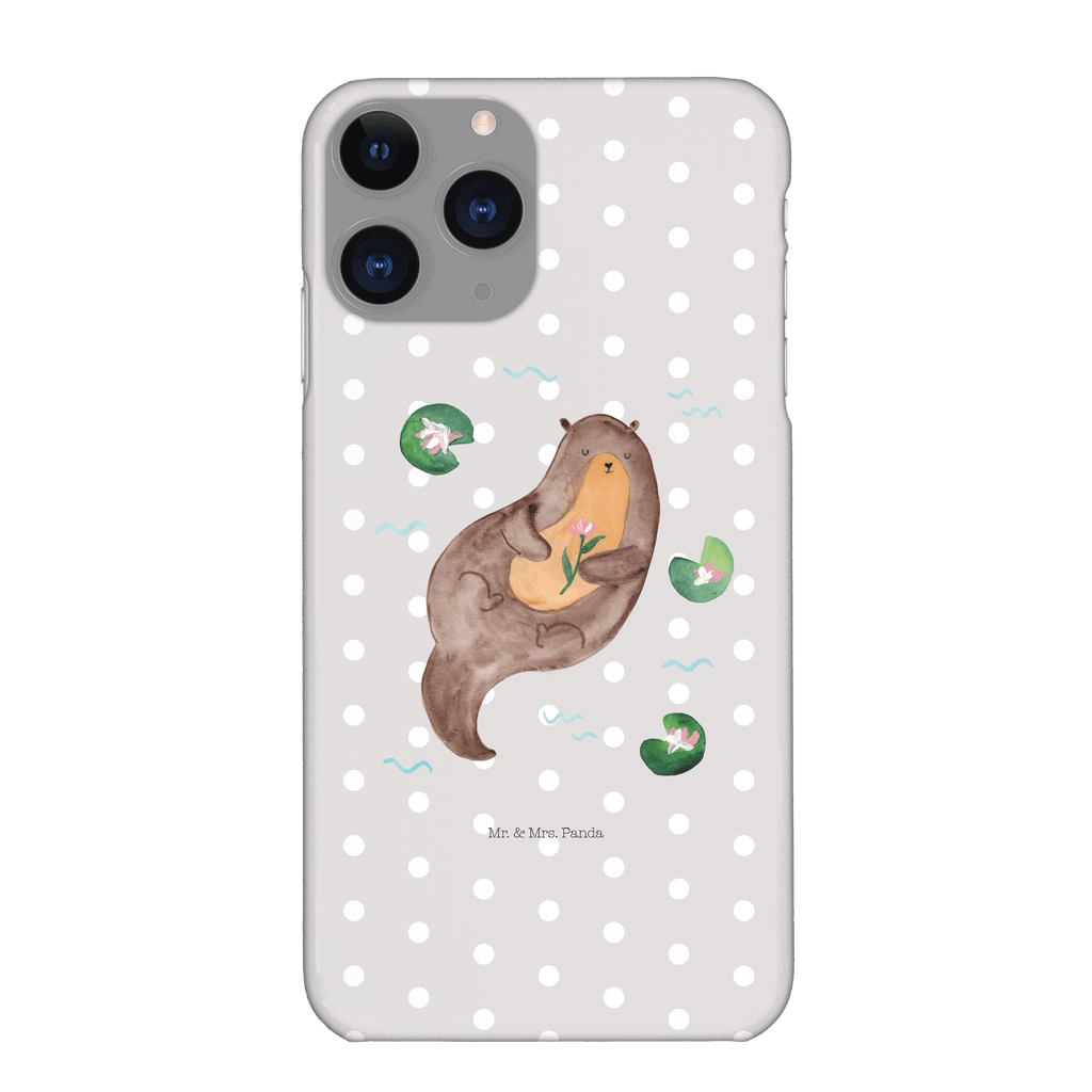 Handyhülle Otter Seerose Handyhülle, Handycover, Cover, Handy, Hülle, Iphone 10, Iphone X, Otter, Fischotter, Seeotter, Otter Seeotter See Otter