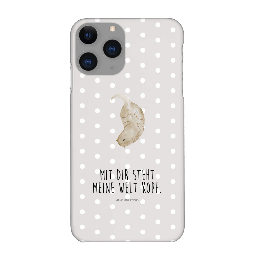 Handyhülle Otter Kopfüber Handyhülle, Handycover, Cover, Handy, Hülle, Iphone 10, Iphone X, Otter, Fischotter, Seeotter, Otter Seeotter See Otter