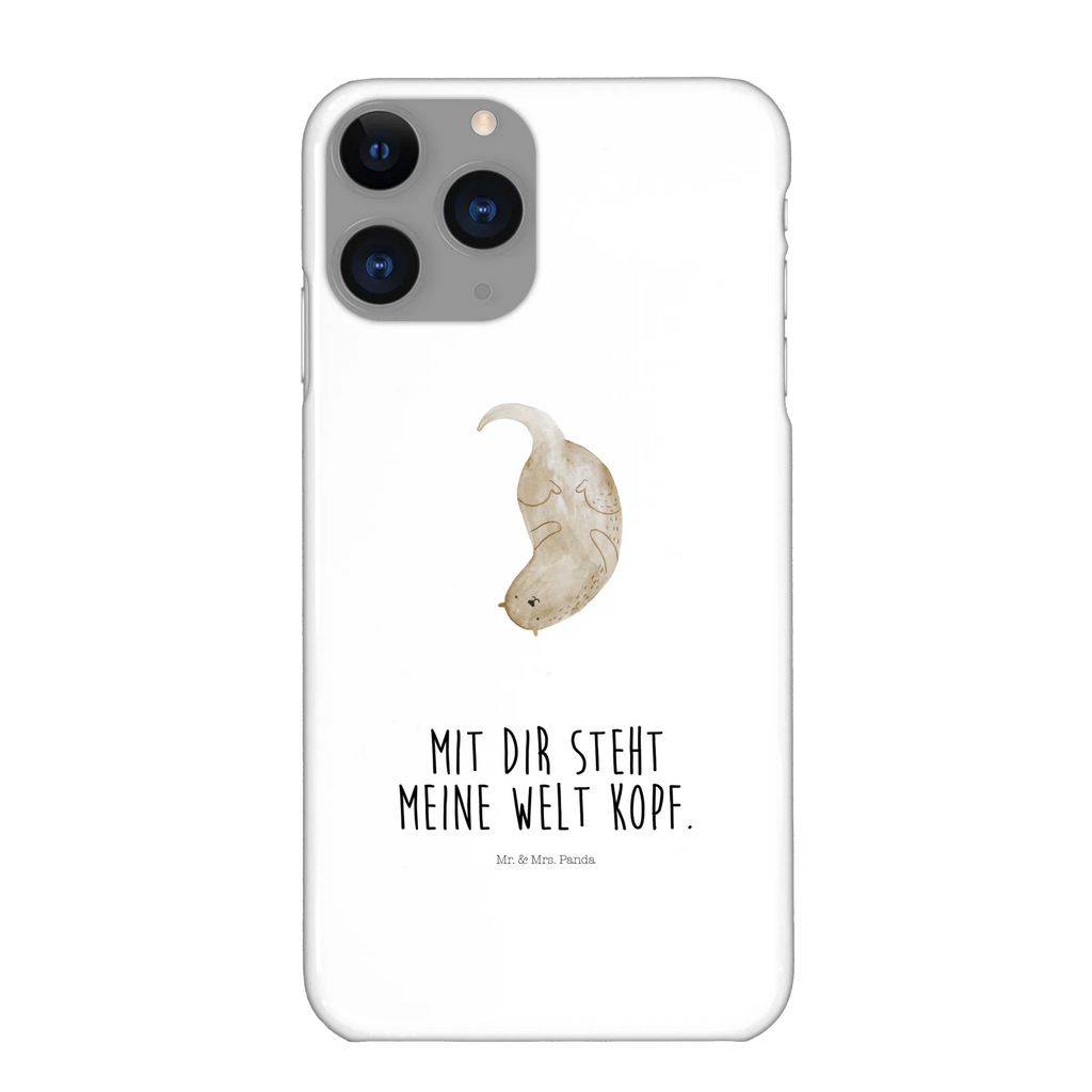 Handyhülle Otter Kopfüber Handyhülle, Handycover, Cover, Handy, Hülle, Iphone 10, Iphone X, Otter, Fischotter, Seeotter, Otter Seeotter See Otter