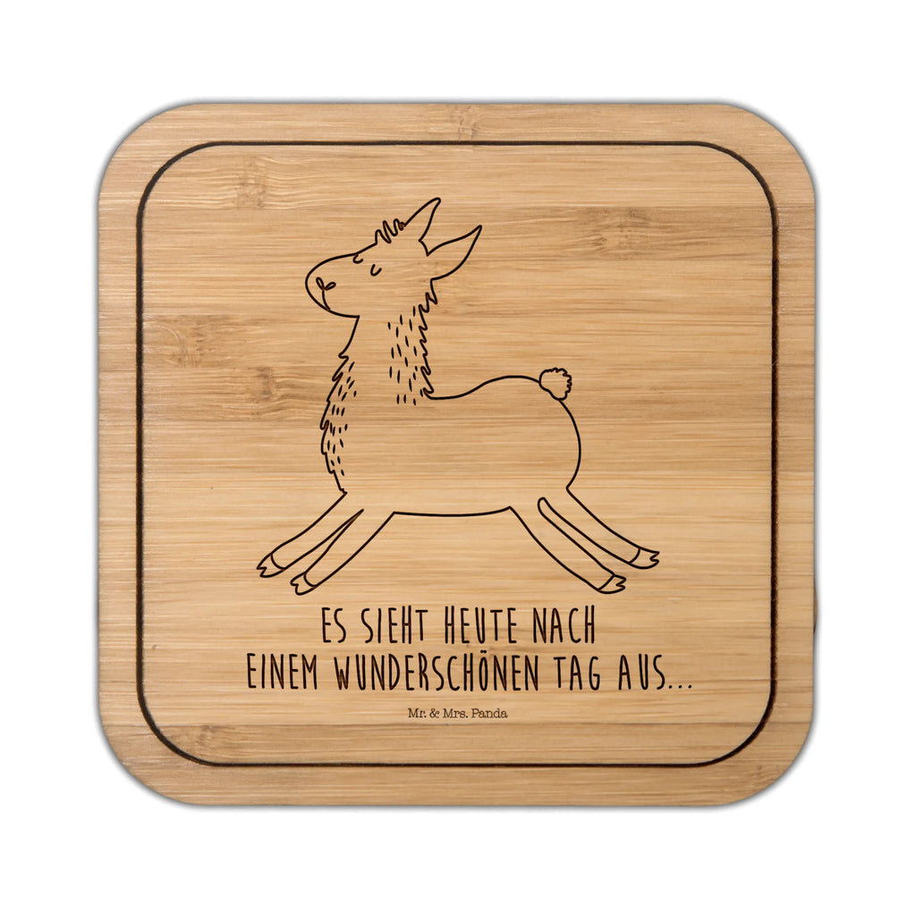 Untersetzer quadratisch Lama Springen Untersetzer, Bierdeckel, Glasuntersetzer, Untersetzer Gläser, Getränkeuntersetzer, Lama, Alpaka, Lamas, Lieblingstag, Happy day, fröhlich, Glück, Freundin, Liebeskummer, Neustart, guten Morgen, Start, Prüfung, Abitur