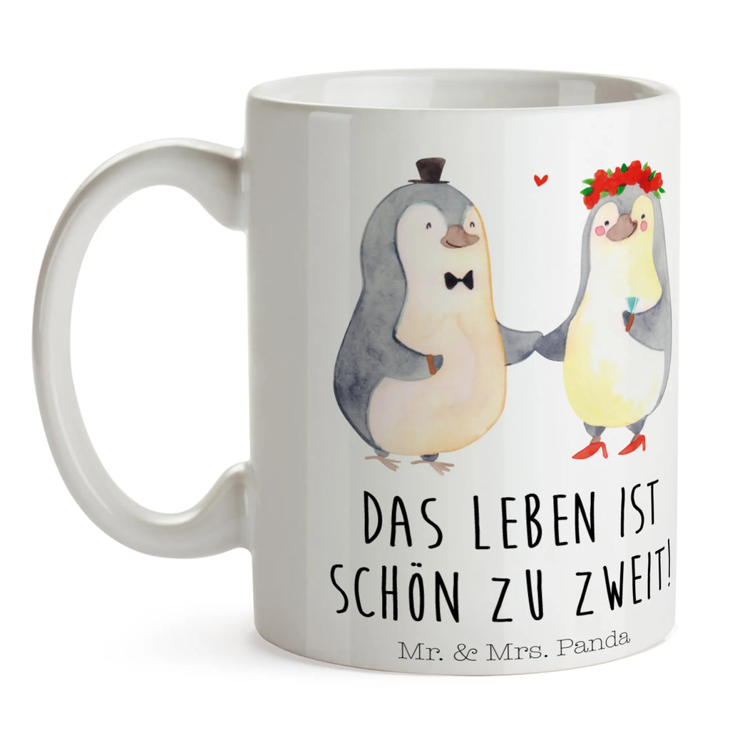 Tasse Pinguin Heirat Tasse, Kaffeetasse, Teetasse, Becher, Kaffeebecher, Teebecher, Keramiktasse, Porzellantasse, Büro Tasse, Geschenk Tasse, Tasse Sprüche, Tasse Motive, Kaffeetassen, Tasse bedrucken, Designer Tasse, Cappuccino Tassen, Schöne Teetassen, Liebe, Partner, Freund, Freundin, Ehemann, Ehefrau, Heiraten, Verlobung, Heiratsantrag, Liebesgeschenk, Jahrestag, Hocheitstag