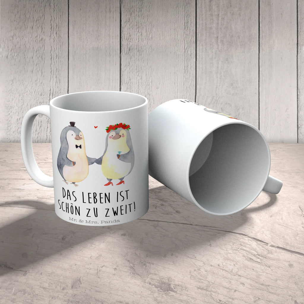 Tasse Pinguin Heirat Tasse, Kaffeetasse, Teetasse, Becher, Kaffeebecher, Teebecher, Keramiktasse, Porzellantasse, Büro Tasse, Geschenk Tasse, Tasse Sprüche, Tasse Motive, Kaffeetassen, Tasse bedrucken, Designer Tasse, Cappuccino Tassen, Schöne Teetassen, Liebe, Partner, Freund, Freundin, Ehemann, Ehefrau, Heiraten, Verlobung, Heiratsantrag, Liebesgeschenk, Jahrestag, Hocheitstag