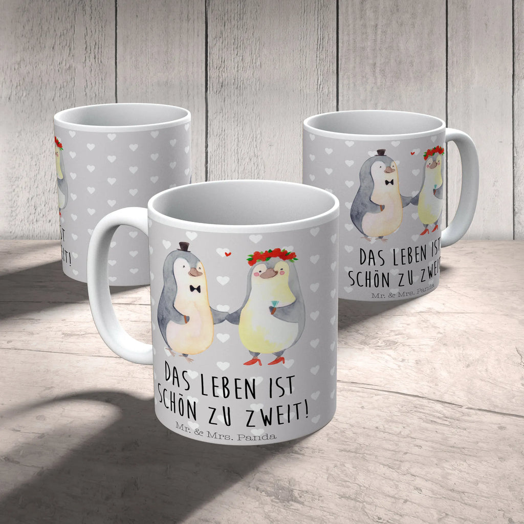 Tasse Pinguin Heirat Tasse, Kaffeetasse, Teetasse, Becher, Kaffeebecher, Teebecher, Keramiktasse, Porzellantasse, Büro Tasse, Geschenk Tasse, Tasse Sprüche, Tasse Motive, Kaffeetassen, Tasse bedrucken, Designer Tasse, Cappuccino Tassen, Schöne Teetassen, Liebe, Partner, Freund, Freundin, Ehemann, Ehefrau, Heiraten, Verlobung, Heiratsantrag, Liebesgeschenk, Jahrestag, Hocheitstag