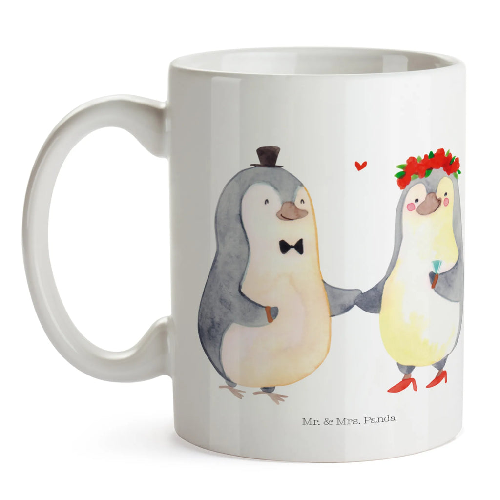 Tasse Pinguin Heirat Tasse, Kaffeetasse, Teetasse, Becher, Kaffeebecher, Teebecher, Keramiktasse, Porzellantasse, Büro Tasse, Geschenk Tasse, Tasse Sprüche, Tasse Motive, Kaffeetassen, Tasse bedrucken, Designer Tasse, Cappuccino Tassen, Schöne Teetassen, Liebe, Partner, Freund, Freundin, Ehemann, Ehefrau, Heiraten, Verlobung, Heiratsantrag, Liebesgeschenk, Jahrestag, Hocheitstag