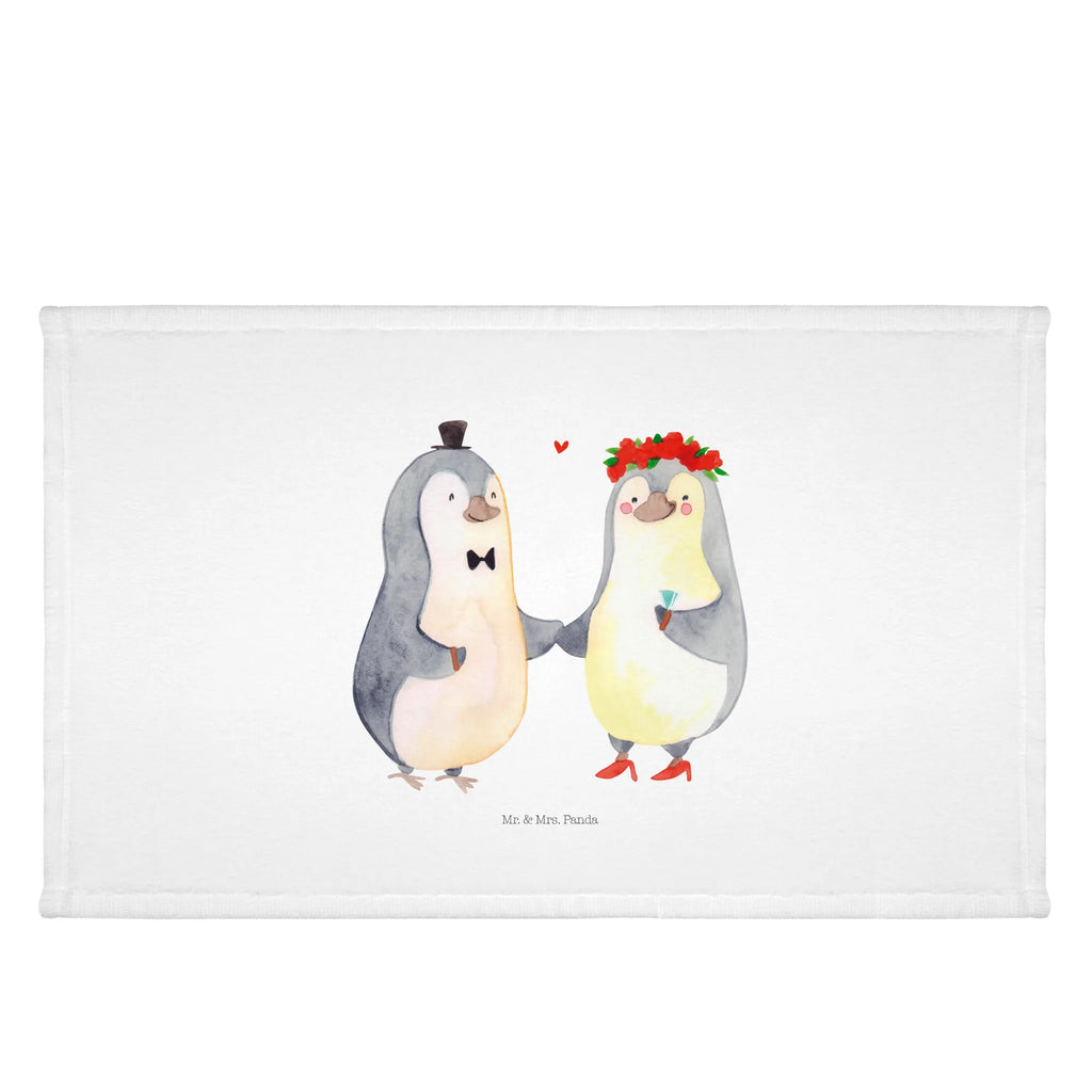 Handtuch Pinguin Heirat Handtuch, Badehandtuch, Badezimmer, Handtücher, groß, Kinder, Baby, Liebe, Partner, Freund, Freundin, Ehemann, Ehefrau, Heiraten, Verlobung, Heiratsantrag, Liebesgeschenk, Jahrestag, Hocheitstag