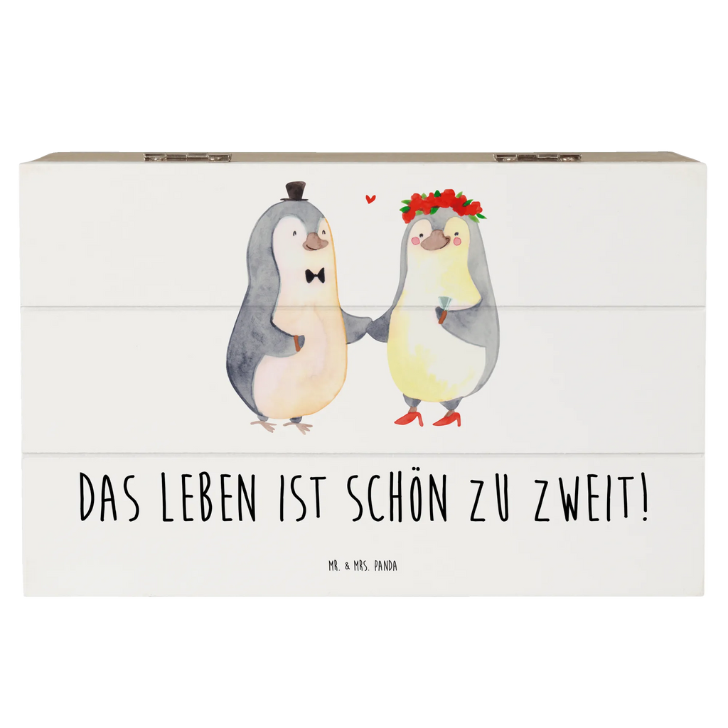 Holzkiste Pinguin Heirat Holzkiste, Kiste, Schatzkiste, Truhe, Schatulle, XXL, Erinnerungsbox, Erinnerungskiste, Dekokiste, Aufbewahrungsbox, Geschenkbox, Geschenkdose, Liebe, Partner, Freund, Freundin, Ehemann, Ehefrau, Heiraten, Verlobung, Heiratsantrag, Liebesgeschenk, Jahrestag, Hocheitstag