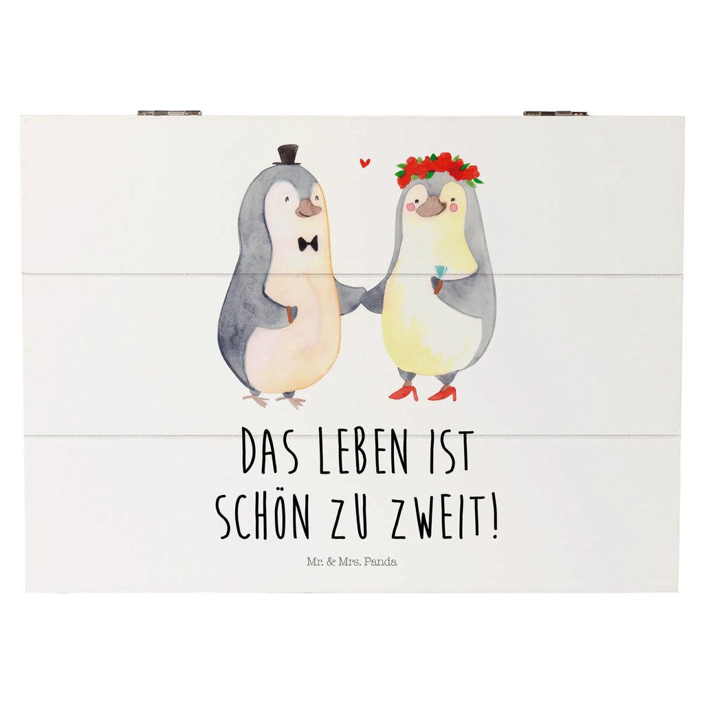 Holzkiste Pinguin Heirat Holzkiste, Kiste, Schatzkiste, Truhe, Schatulle, XXL, Erinnerungsbox, Erinnerungskiste, Dekokiste, Aufbewahrungsbox, Geschenkbox, Geschenkdose, Liebe, Partner, Freund, Freundin, Ehemann, Ehefrau, Heiraten, Verlobung, Heiratsantrag, Liebesgeschenk, Jahrestag, Hocheitstag