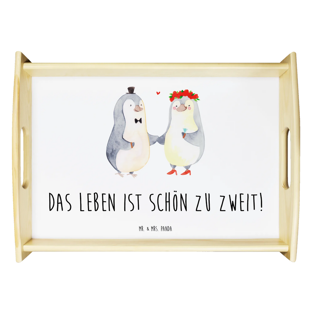 Serviertablett Pinguin Heirat Serviertablett, Tablett, Holztablett, Küchentablett, Dekotablett, Frühstückstablett, Liebe, Partner, Freund, Freundin, Ehemann, Ehefrau, Heiraten, Verlobung, Heiratsantrag, Liebesgeschenk, Jahrestag, Hocheitstag