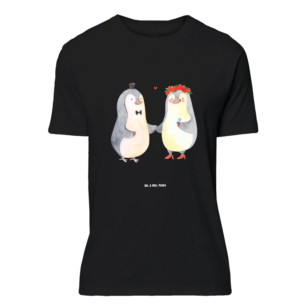 T-Shirt Standard Pinguin Heirat T-Shirt, Shirt, Tshirt, Lustiges T-Shirt, T-Shirt mit Spruch, Party, Junggesellenabschied, Jubiläum, Geburstag, Herrn, Damen, Männer, Frauen, Schlafshirt, Nachthemd, Sprüche, Liebe, Partner, Freund, Freundin, Ehemann, Ehefrau, Heiraten, Verlobung, Heiratsantrag, Liebesgeschenk, Jahrestag, Hocheitstag