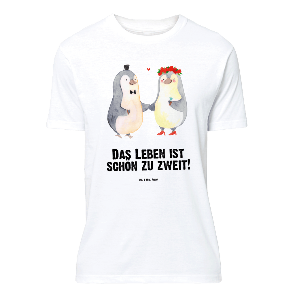 T-Shirt Standard Pinguin Heirat T-Shirt, Shirt, Tshirt, Lustiges T-Shirt, T-Shirt mit Spruch, Party, Junggesellenabschied, Jubiläum, Geburstag, Herrn, Damen, Männer, Frauen, Schlafshirt, Nachthemd, Sprüche, Liebe, Partner, Freund, Freundin, Ehemann, Ehefrau, Heiraten, Verlobung, Heiratsantrag, Liebesgeschenk, Jahrestag, Hocheitstag