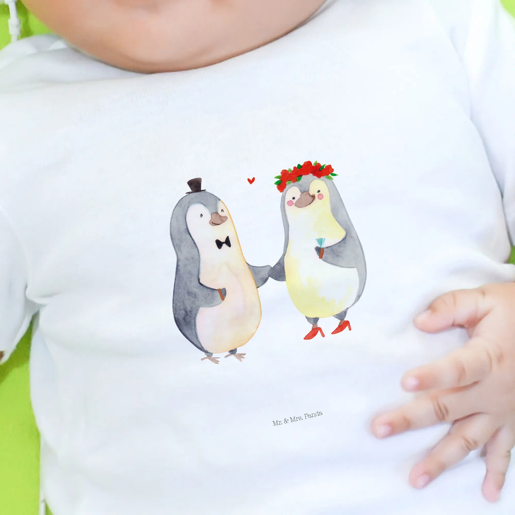 Organic Baby Shirt Pinguin Heirat Baby T-Shirt, Jungen Baby T-Shirt, Mädchen Baby T-Shirt, Shirt, Liebe, Partner, Freund, Freundin, Ehemann, Ehefrau, Heiraten, Verlobung, Heiratsantrag, Liebesgeschenk, Jahrestag, Hocheitstag