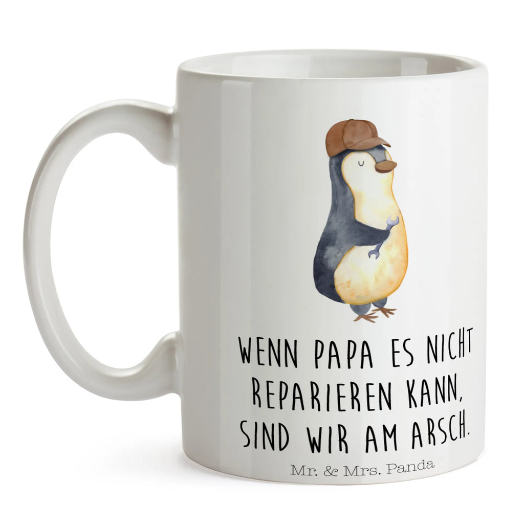 Tasse Wenn Papa es nicht reparieren kann, sind wir am Arsch Tasse, Kaffeetasse, Teetasse, Becher, Kaffeebecher, Teebecher, Keramiktasse, Porzellantasse, Büro Tasse, Geschenk Tasse, Tasse Sprüche, Tasse Motive, Kaffeetassen, Tasse bedrucken, Designer Tasse, Cappuccino Tassen, Schöne Teetassen, Familie, Vatertag, Muttertag, Bruder, Schwester, Mama, Papa, Oma, Opa, Vater, Geschenk Papa, Bester Papa der Welt