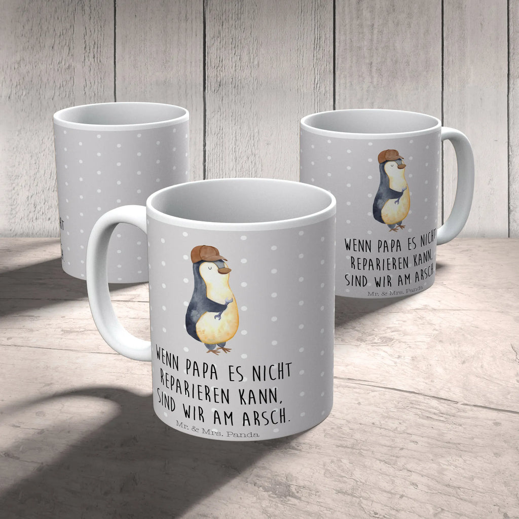 Tasse Pinguin mit Schraubenschlüssel Tasse, Kaffeetasse, Teetasse, Becher, Kaffeebecher, Teebecher, Keramiktasse, Porzellantasse, Büro Tasse, Geschenk Tasse, Tasse Sprüche, Tasse Motive, Kaffeetassen, Tasse bedrucken, Designer Tasse, Cappuccino Tassen, Schöne Teetassen, Familie, Vatertag, Muttertag, Bruder, Schwester, Mama, Papa, Oma, Opa, Pinguin, Pinguine, Handwerker, Schraubenschlüssel, selbständig, Motivation, Selbstliebe, Beruf, Selbstrespekt