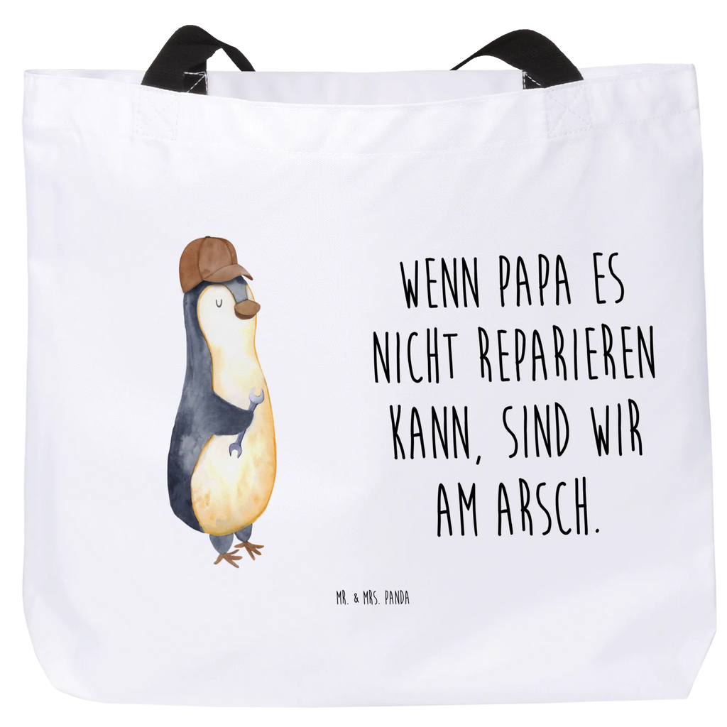 Shopper Wenn Papa es nicht reparieren kann, sind wir am Arsch Beutel, Einkaufstasche, Tasche, Strandtasche, Einkaufsbeutel, Shopper, Schultasche, Freizeittasche, Tragebeutel, Schulbeutel, Alltagstasche, Familie, Vatertag, Muttertag, Bruder, Schwester, Mama, Papa, Oma, Opa, Vater, Geschenk Papa, Bester Papa der Welt