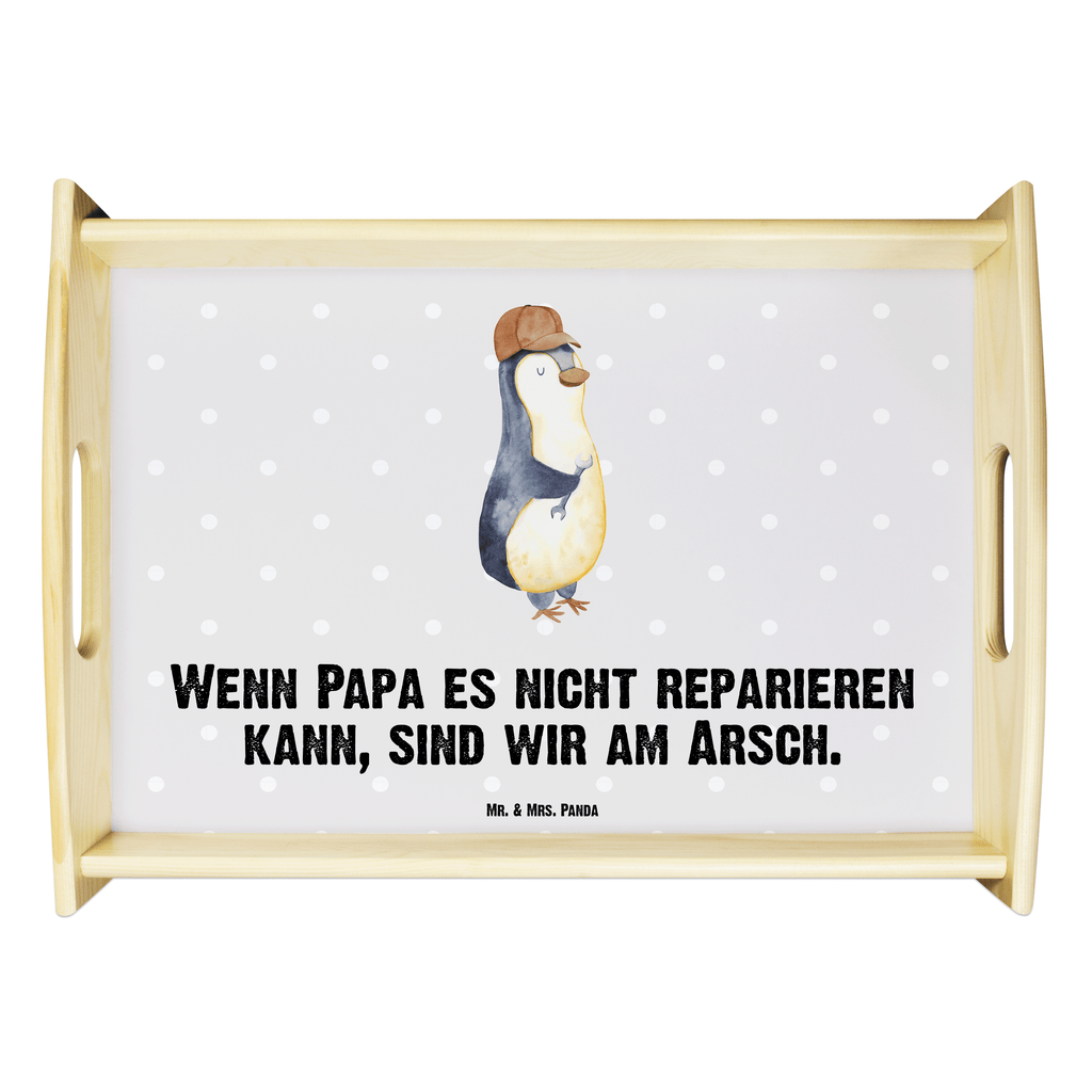 Serviertablett Wenn Papa es nicht reparieren kann, sind wir am Arsch Serviertablett, Tablett, Holztablett, Küchentablett, Dekotablett, Frühstückstablett, Familie, Vatertag, Muttertag, Bruder, Schwester, Mama, Papa, Oma, Opa, Vater, Geschenk Papa, Bester Papa der Welt