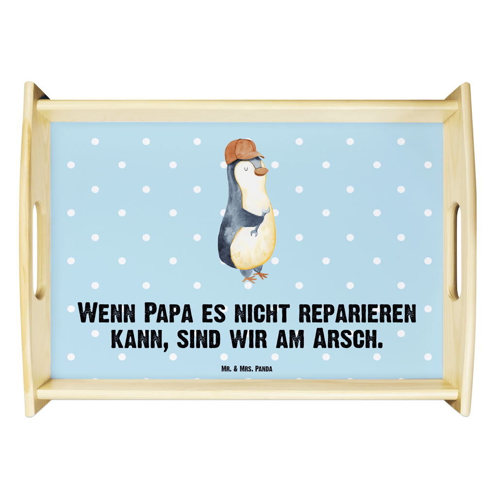 Serviertablett Wenn Papa es nicht reparieren kann, sind wir am Arsch Serviertablett, Tablett, Holztablett, Küchentablett, Dekotablett, Frühstückstablett, Familie, Vatertag, Muttertag, Bruder, Schwester, Mama, Papa, Oma, Opa, Vater, Geschenk Papa, Bester Papa der Welt