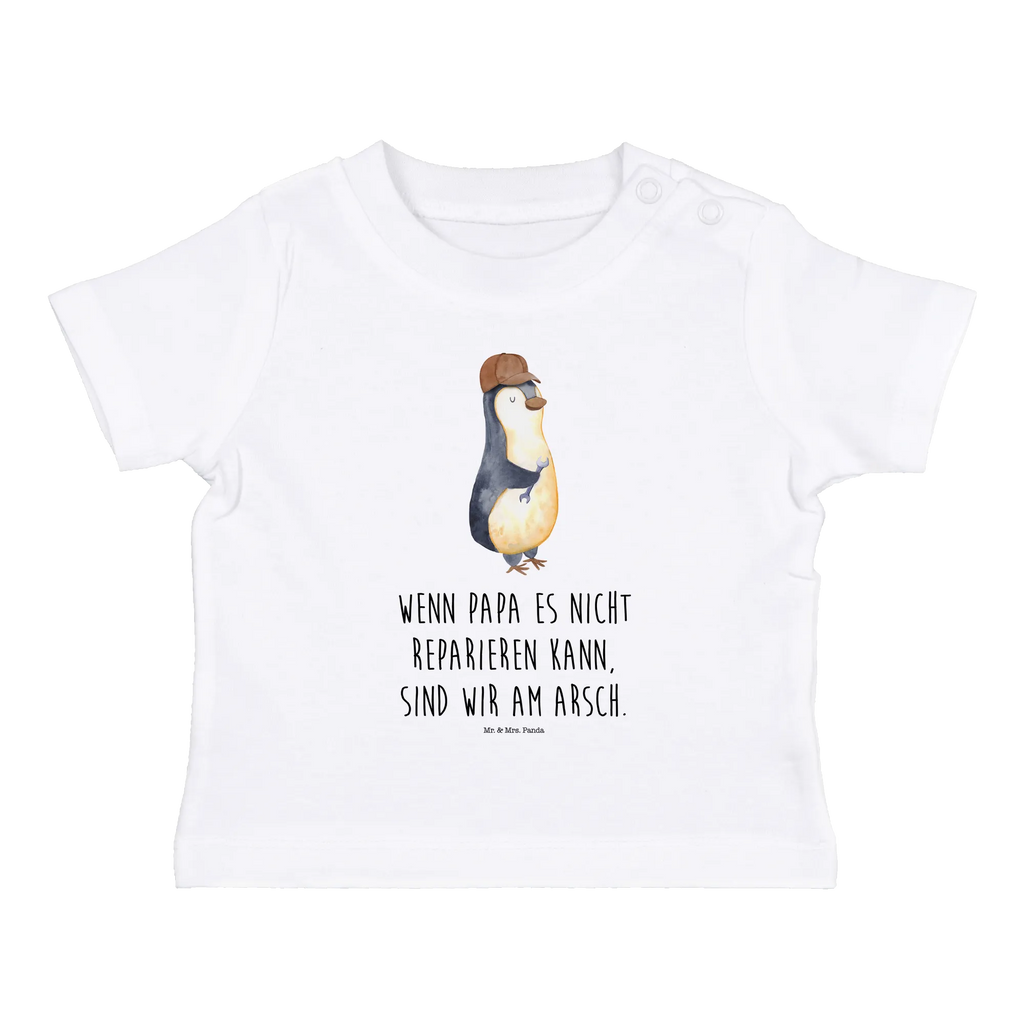 Organic Baby Shirt Wenn Papa es nicht reparieren kann, sind wir am Arsch Baby T-Shirt, Jungen Baby T-Shirt, Mädchen Baby T-Shirt, Shirt, Familie, Vatertag, Muttertag, Bruder, Schwester, Mama, Papa, Oma, Opa, Vater, Geschenk Papa, Bester Papa der Welt