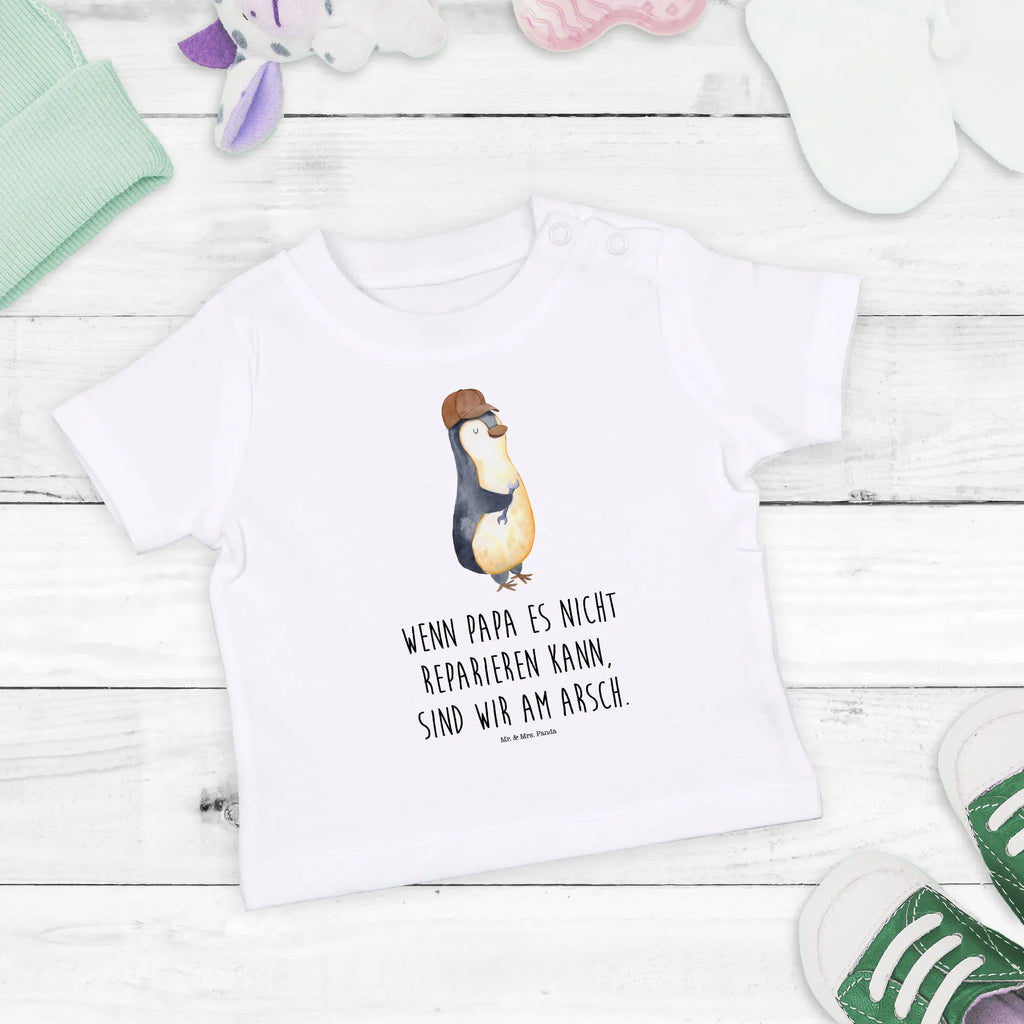 Organic Baby Shirt Wenn Papa es nicht reparieren kann, sind wir am Arsch Baby T-Shirt, Jungen Baby T-Shirt, Mädchen Baby T-Shirt, Shirt, Familie, Vatertag, Muttertag, Bruder, Schwester, Mama, Papa, Oma, Opa, Vater, Geschenk Papa, Bester Papa der Welt