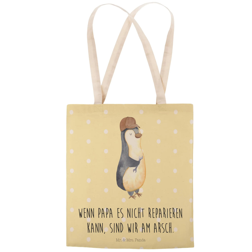 Einkaufstasche Wenn Papa es nicht reparieren kann, sind wir am Arsch Tragetasche, Tasche, Beutel, Stofftasche, Baumwolltasche, Umhängetasche, Shopper, Einkaufstasche, Beuteltasche, Familie, Vatertag, Muttertag, Bruder, Schwester, Mama, Papa, Oma, Opa, Vater, Geschenk Papa, Bester Papa der Welt