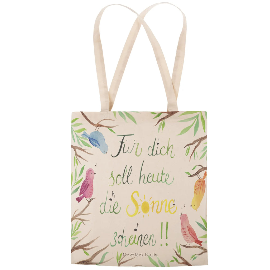 Einkaufstasche Vögel Sonne Tragetasche, Tasche, Beutel, Stofftasche, Baumwolltasche, Umhängetasche, Shopper, Einkaufstasche, Beuteltasche, Blumen Deko, Frühlings Deko, Sommer Deko, Dekoration, positive Botschaft, Naturliebhaber, Outdoor, Natur, Abenteuer