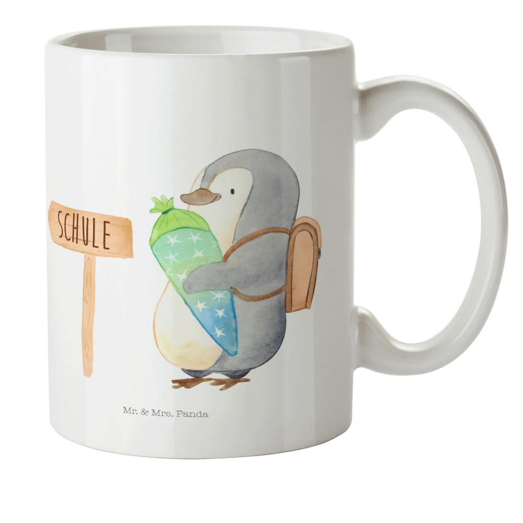 Kindertasse Pinguin Schultüte Kindertasse, Kinder Tasse, Kunststoff Tasse, Kindergarten Tasse, Trinkbecher, Camping Becher, Kaffeetasse, Kunststoffbecher, Kindergartenbecher, Outdoorgeschirr, Kunststoffgeschirr, Reisebecher, Reisetasse, Kinderbecher, Bruchfeste Tasse, Bruchsichere Tasse, Plastik Tasse, Plastiktasse, Pinguin, Schulanfänger, Einschulung, 1. Klasse, Geschenk zur Einschulung, erster Schultag, Schulranzen