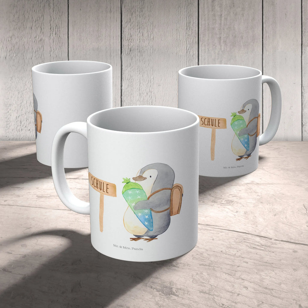 Kindertasse Pinguin Schultüte Kindertasse, Kinder Tasse, Kunststoff Tasse, Kindergarten Tasse, Trinkbecher, Camping Becher, Kaffeetasse, Kunststoffbecher, Kindergartenbecher, Outdoorgeschirr, Kunststoffgeschirr, Reisebecher, Reisetasse, Kinderbecher, Bruchfeste Tasse, Bruchsichere Tasse, Plastik Tasse, Plastiktasse, Pinguin, Schulanfänger, Einschulung, 1. Klasse, Geschenk zur Einschulung, erster Schultag, Schulranzen