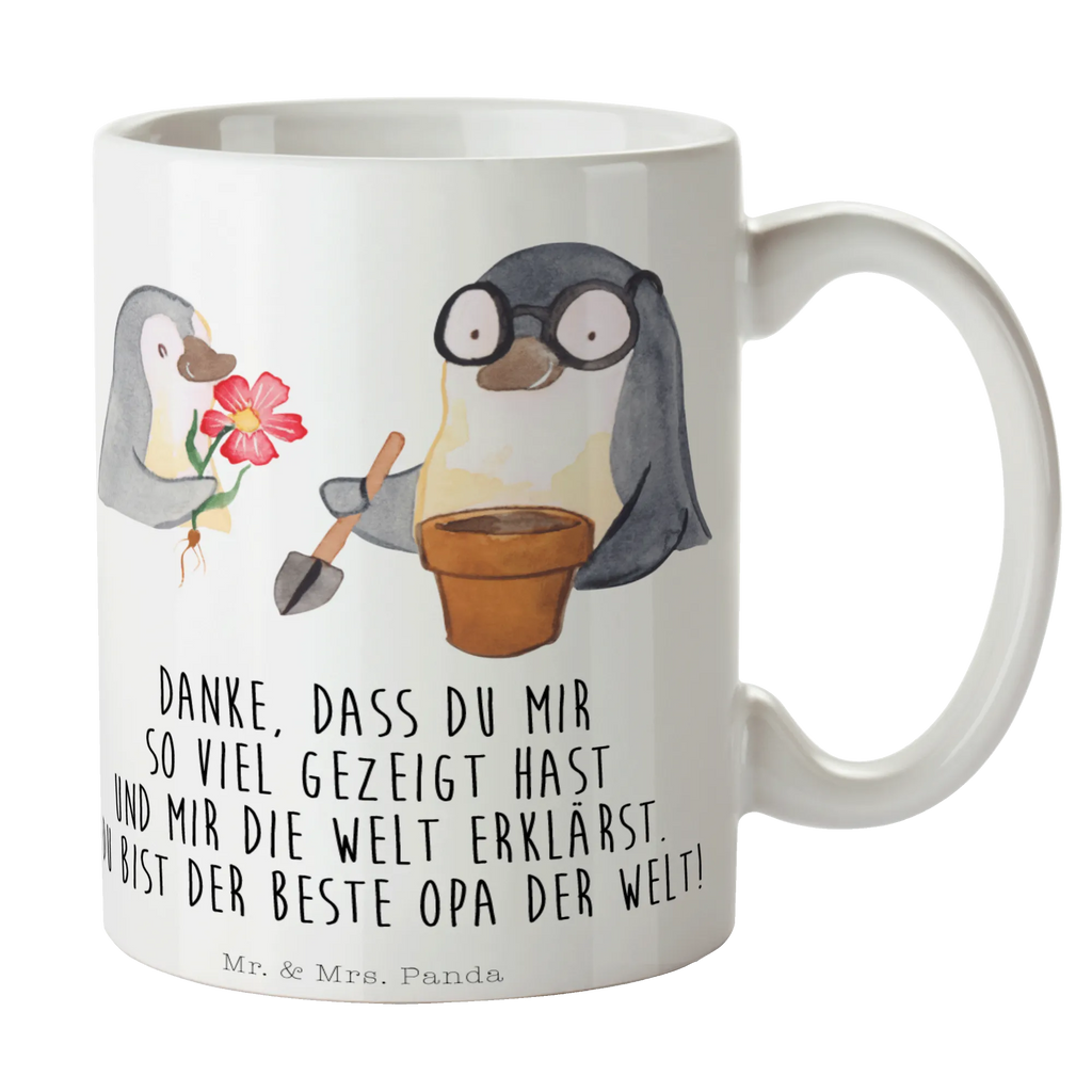 Tasse Pinguin Opa Blumen pflanzen Tasse, Kaffeetasse, Teetasse, Becher, Kaffeebecher, Teebecher, Keramiktasse, Porzellantasse, Büro Tasse, Geschenk Tasse, Tasse Sprüche, Tasse Motive, Kaffeetassen, Tasse bedrucken, Designer Tasse, Cappuccino Tassen, Schöne Teetassen, Familie, Vatertag, Muttertag, Bruder, Schwester, Mama, Papa, Oma, Opa, Großvater, Opi, bester Opa, Lieblingsopa