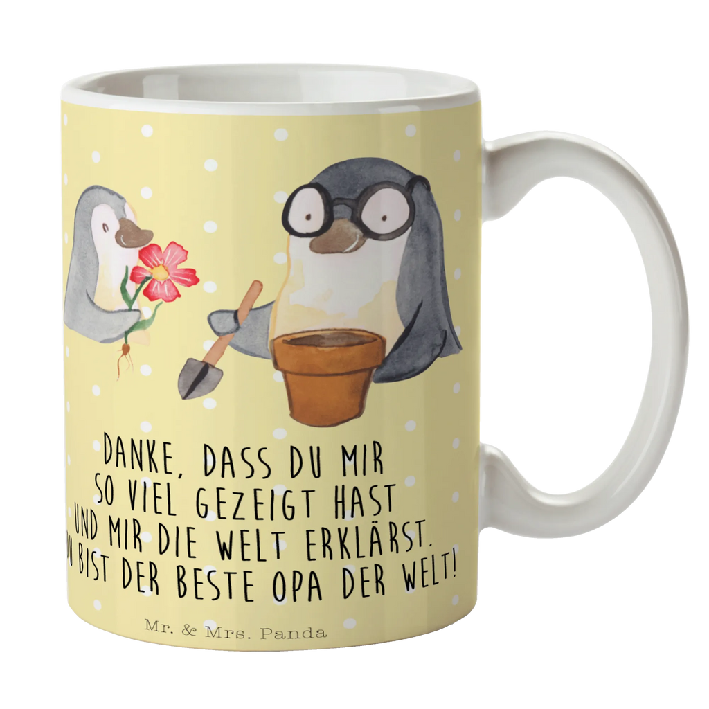 Tasse Pinguin Opa Blumen pflanzen Tasse, Kaffeetasse, Teetasse, Becher, Kaffeebecher, Teebecher, Keramiktasse, Porzellantasse, Büro Tasse, Geschenk Tasse, Tasse Sprüche, Tasse Motive, Kaffeetassen, Tasse bedrucken, Designer Tasse, Cappuccino Tassen, Schöne Teetassen, Familie, Vatertag, Muttertag, Bruder, Schwester, Mama, Papa, Oma, Opa, Großvater, Opi, bester Opa, Lieblingsopa