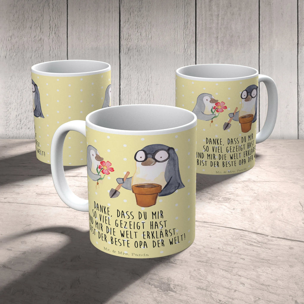 Tasse Pinguin Opa Blumen pflanzen Tasse, Kaffeetasse, Teetasse, Becher, Kaffeebecher, Teebecher, Keramiktasse, Porzellantasse, Büro Tasse, Geschenk Tasse, Tasse Sprüche, Tasse Motive, Kaffeetassen, Tasse bedrucken, Designer Tasse, Cappuccino Tassen, Schöne Teetassen, Familie, Vatertag, Muttertag, Bruder, Schwester, Mama, Papa, Oma, Opa, Großvater, Opi, bester Opa, Lieblingsopa