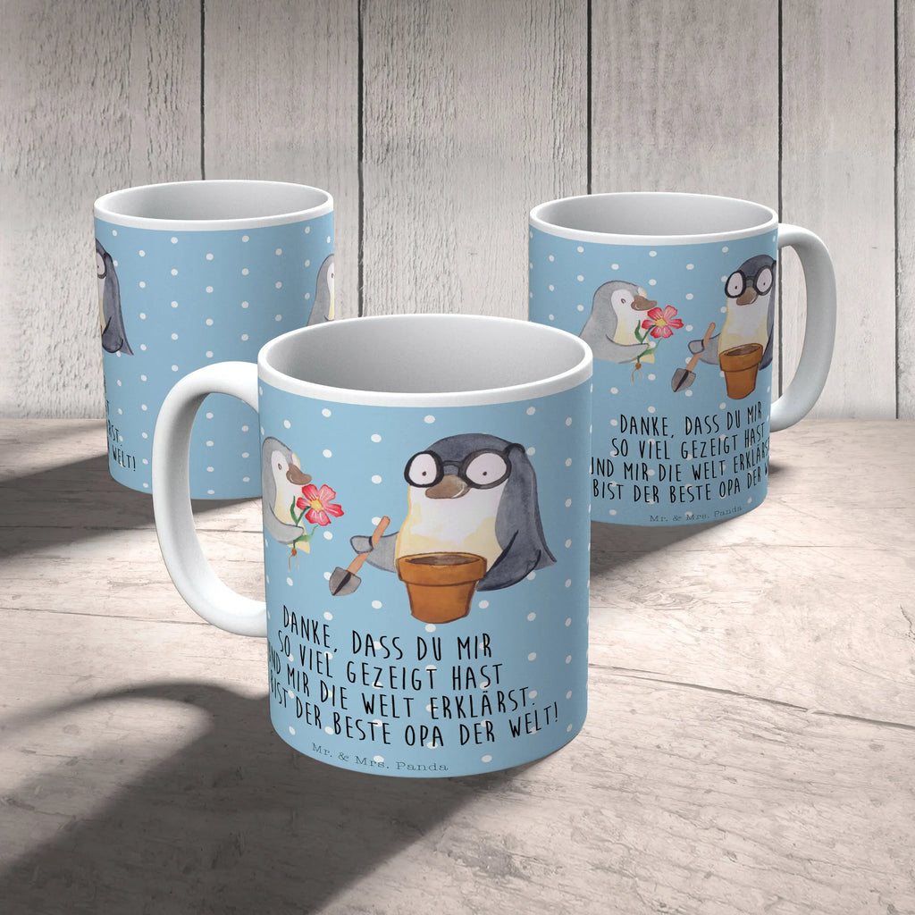 Tasse Pinguin Opa Blumen pflanzen Tasse, Kaffeetasse, Teetasse, Becher, Kaffeebecher, Teebecher, Keramiktasse, Porzellantasse, Büro Tasse, Geschenk Tasse, Tasse Sprüche, Tasse Motive, Kaffeetassen, Tasse bedrucken, Designer Tasse, Cappuccino Tassen, Schöne Teetassen, Familie, Vatertag, Muttertag, Bruder, Schwester, Mama, Papa, Oma, Opa, Großvater, Opi, bester Opa, Lieblingsopa