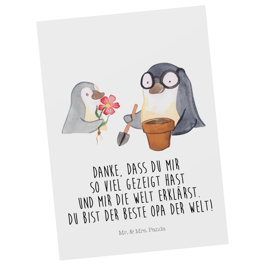 Postkarte Pinguin Opa Blumen pflanzen Postkarte, Karte, Geschenkkarte, Grußkarte, Einladung, Ansichtskarte, Geburtstagskarte, Einladungskarte, Dankeskarte, Ansichtskarten, Einladung Geburtstag, Einladungskarten Geburtstag, Familie, Vatertag, Muttertag, Bruder, Schwester, Mama, Papa, Oma, Opa, Großvater, Opi, bester Opa, Lieblingsopa