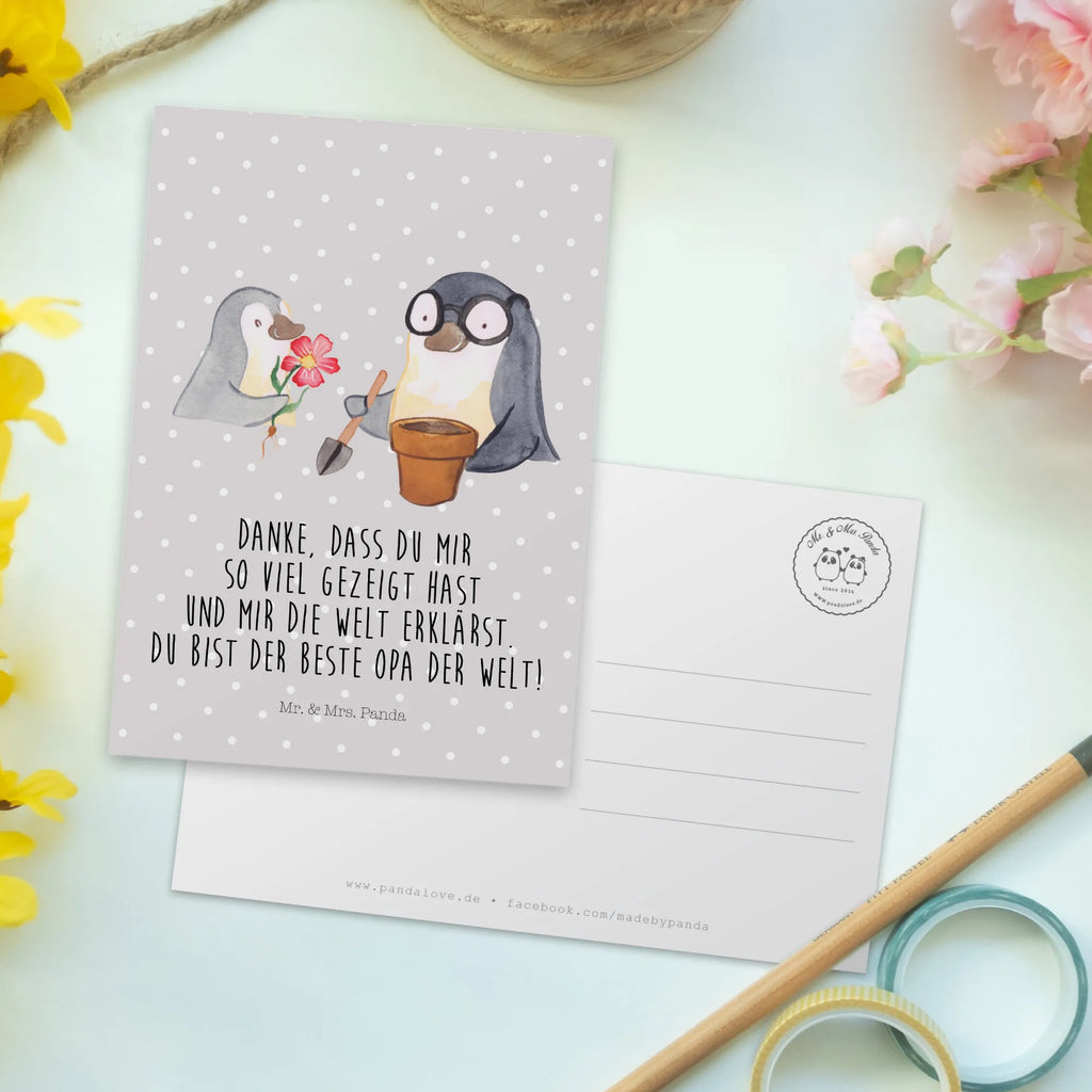 Postkarte Pinguin Opa Blumen pflanzen Postkarte, Karte, Geschenkkarte, Grußkarte, Einladung, Ansichtskarte, Geburtstagskarte, Einladungskarte, Dankeskarte, Ansichtskarten, Einladung Geburtstag, Einladungskarten Geburtstag, Familie, Vatertag, Muttertag, Bruder, Schwester, Mama, Papa, Oma, Opa, Großvater, Opi, bester Opa, Lieblingsopa