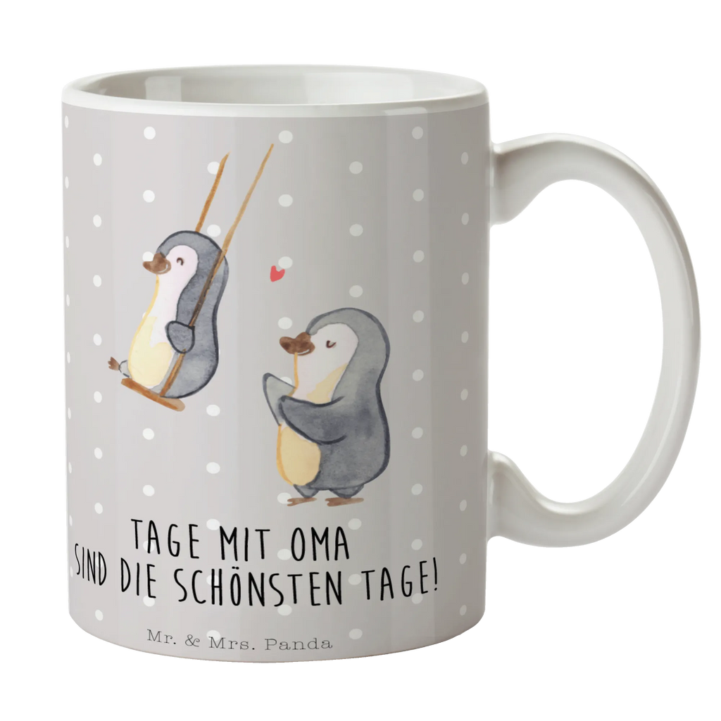 Tasse Pinguin Oma schaukeln Tasse, Kaffeetasse, Teetasse, Becher, Kaffeebecher, Teebecher, Keramiktasse, Porzellantasse, Büro Tasse, Geschenk Tasse, Tasse Sprüche, Tasse Motive, Kaffeetassen, Tasse bedrucken, Designer Tasse, Cappuccino Tassen, Schöne Teetassen, Familie, Vatertag, Muttertag, Bruder, Schwester, Mama, Papa, Oma, Opa, beste Oma, Lieblingsoma, Geschenk für Oma, Omi, Großmutter