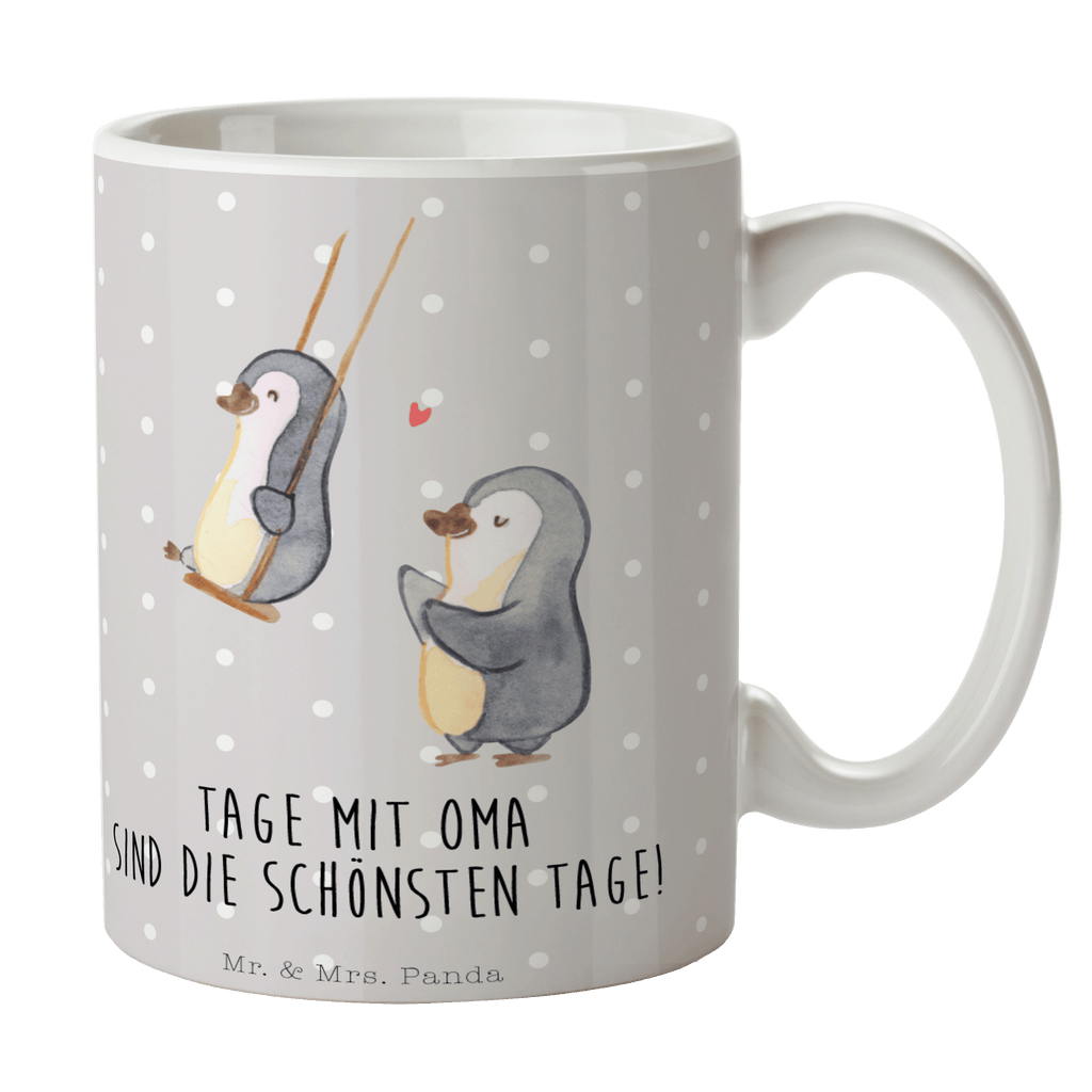 Tasse Pinguin Oma schaukeln Tasse, Kaffeetasse, Teetasse, Becher, Kaffeebecher, Teebecher, Keramiktasse, Porzellantasse, Büro Tasse, Geschenk Tasse, Tasse Sprüche, Tasse Motive, Kaffeetassen, Tasse bedrucken, Designer Tasse, Cappuccino Tassen, Schöne Teetassen, Familie, Vatertag, Muttertag, Bruder, Schwester, Mama, Papa, Oma, Opa, beste Oma, Lieblingsoma, Geschenk für Oma, Omi, Großmutter