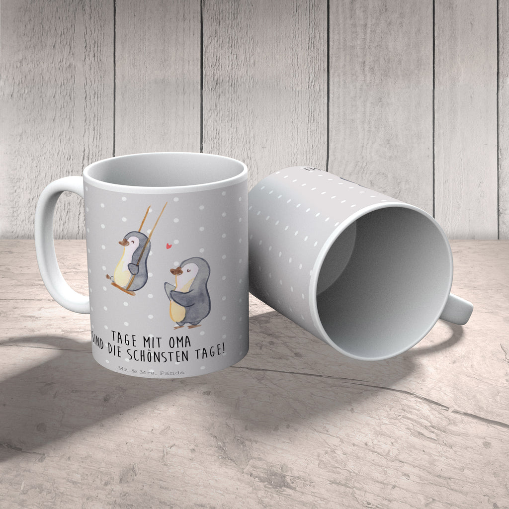 Tasse Pinguin Oma schaukeln Tasse, Kaffeetasse, Teetasse, Becher, Kaffeebecher, Teebecher, Keramiktasse, Porzellantasse, Büro Tasse, Geschenk Tasse, Tasse Sprüche, Tasse Motive, Kaffeetassen, Tasse bedrucken, Designer Tasse, Cappuccino Tassen, Schöne Teetassen, Familie, Vatertag, Muttertag, Bruder, Schwester, Mama, Papa, Oma, Opa, beste Oma, Lieblingsoma, Geschenk für Oma, Omi, Großmutter