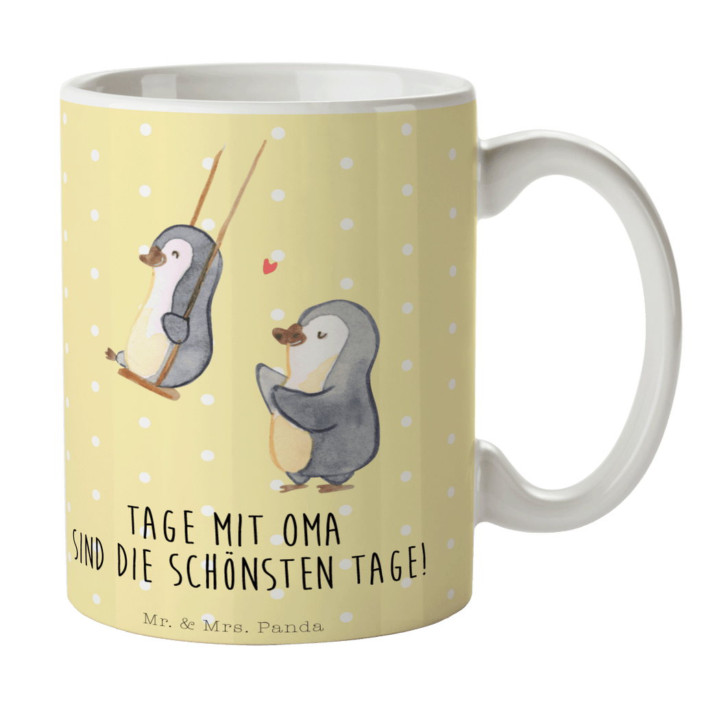 Tasse Pinguin Oma schaukeln Tasse, Kaffeetasse, Teetasse, Becher, Kaffeebecher, Teebecher, Keramiktasse, Porzellantasse, Büro Tasse, Geschenk Tasse, Tasse Sprüche, Tasse Motive, Kaffeetassen, Tasse bedrucken, Designer Tasse, Cappuccino Tassen, Schöne Teetassen, Familie, Vatertag, Muttertag, Bruder, Schwester, Mama, Papa, Oma, Opa, beste Oma, Lieblingsoma, Geschenk für Oma, Omi, Großmutter