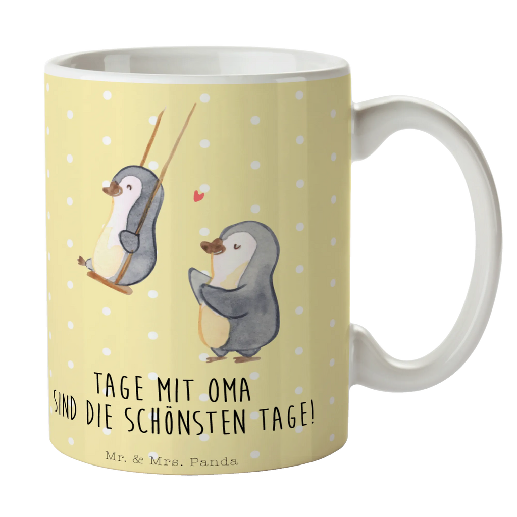 Tasse Pinguin Oma schaukeln Tasse, Kaffeetasse, Teetasse, Becher, Kaffeebecher, Teebecher, Keramiktasse, Porzellantasse, Büro Tasse, Geschenk Tasse, Tasse Sprüche, Tasse Motive, Kaffeetassen, Tasse bedrucken, Designer Tasse, Cappuccino Tassen, Schöne Teetassen, Familie, Vatertag, Muttertag, Bruder, Schwester, Mama, Papa, Oma, Opa, beste Oma, Lieblingsoma, Geschenk für Oma, Omi, Großmutter