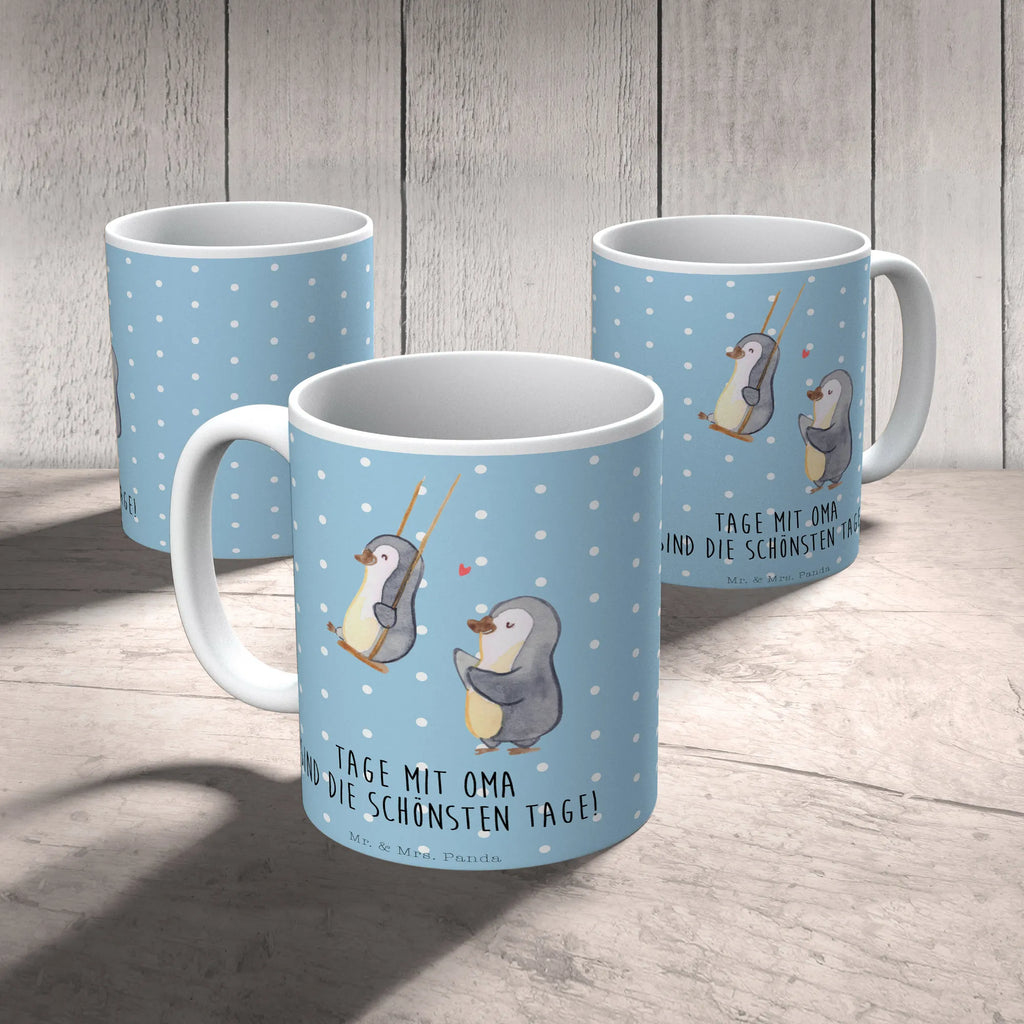 Tasse Pinguin Oma schaukeln Tasse, Kaffeetasse, Teetasse, Becher, Kaffeebecher, Teebecher, Keramiktasse, Porzellantasse, Büro Tasse, Geschenk Tasse, Tasse Sprüche, Tasse Motive, Kaffeetassen, Tasse bedrucken, Designer Tasse, Cappuccino Tassen, Schöne Teetassen, Familie, Vatertag, Muttertag, Bruder, Schwester, Mama, Papa, Oma, Opa, beste Oma, Lieblingsoma, Geschenk für Oma, Omi, Großmutter