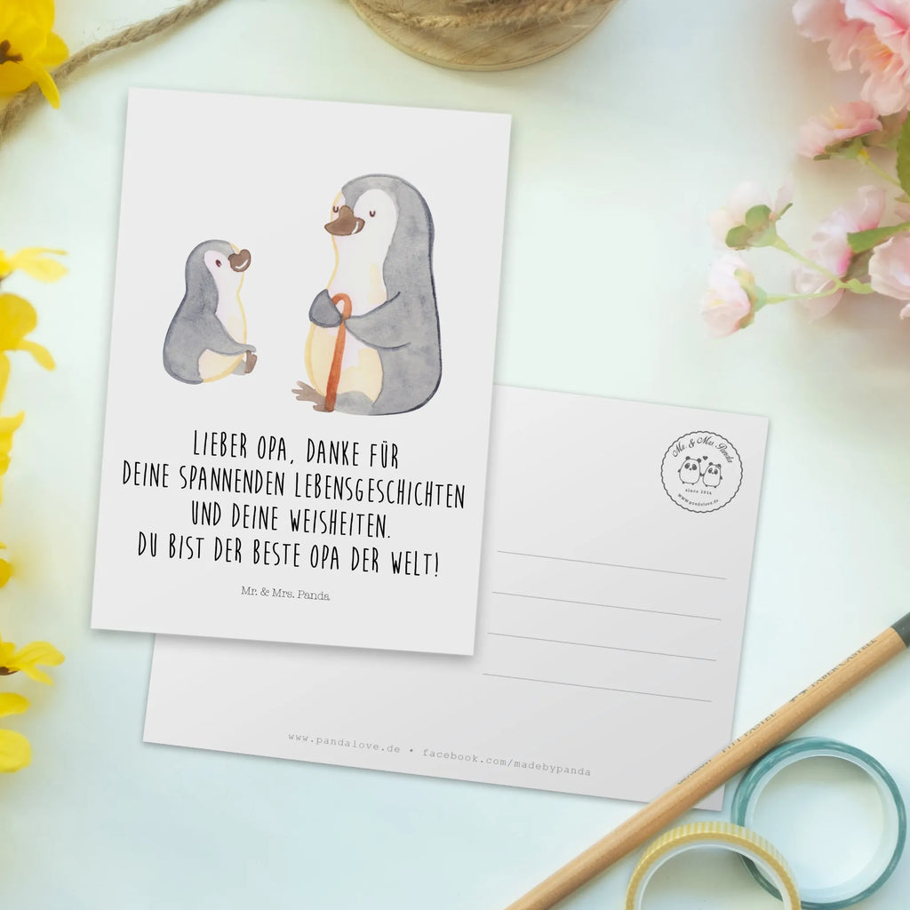 Postkarte Pinguin Opa Enkel Postkarte, Karte, Geschenkkarte, Grußkarte, Einladung, Ansichtskarte, Geburtstagskarte, Einladungskarte, Dankeskarte, Ansichtskarten, Einladung Geburtstag, Einladungskarten Geburtstag, Familie, Vatertag, Muttertag, Bruder, Schwester, Mama, Papa, Oma, Opa, Opi, bester Opa, Großvater, Lieblingsopa, Geschenk für Opa