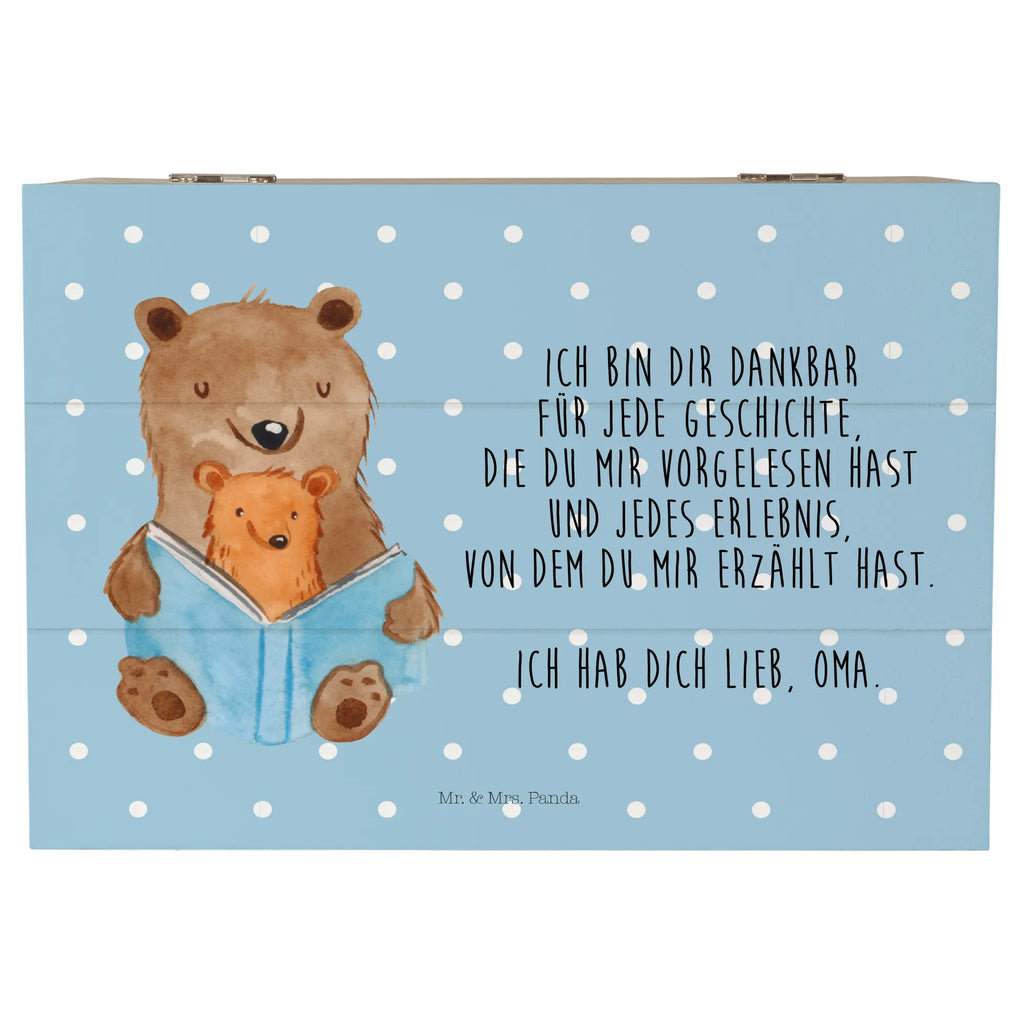 Holzkiste Bären Buch Holzkiste, Kiste, Schatzkiste, Truhe, Schatulle, XXL, Erinnerungsbox, Erinnerungskiste, Dekokiste, Aufbewahrungsbox, Geschenkbox, Geschenkdose, Familie, Vatertag, Muttertag, Bruder, Schwester, Mama, Papa, Oma, Opa, Omi, Großmutter, beste Oma, Lieblingsoma, Geschichtenerzähler