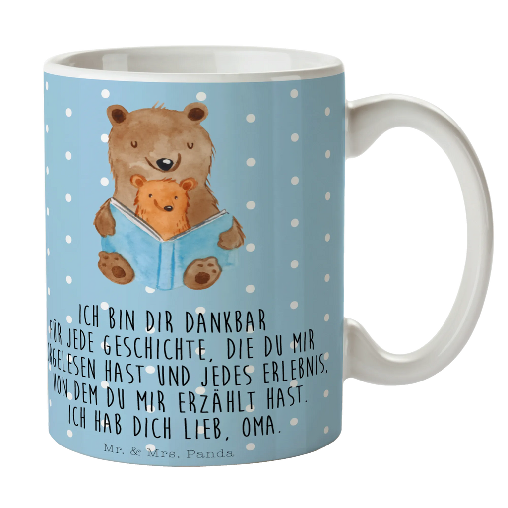 Tasse Bären Buch Tasse, Kaffeetasse, Teetasse, Becher, Kaffeebecher, Teebecher, Keramiktasse, Porzellantasse, Büro Tasse, Geschenk Tasse, Tasse Sprüche, Tasse Motive, Kaffeetassen, Tasse bedrucken, Designer Tasse, Cappuccino Tassen, Schöne Teetassen, Familie, Vatertag, Muttertag, Bruder, Schwester, Mama, Papa, Oma, Opa, Omi, Großmutter, beste Oma, Lieblingsoma, Geschichtenerzähler