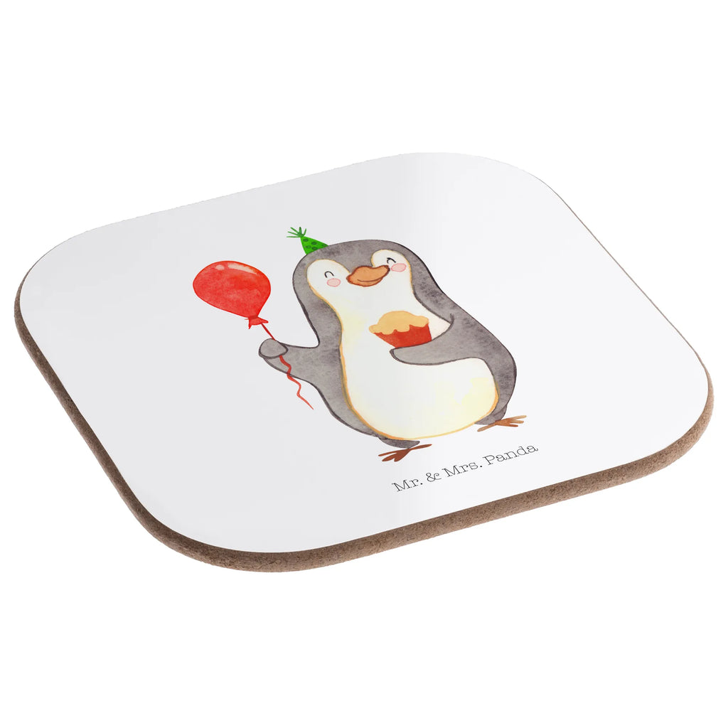 Quadratische Untersetzer Pinguin Geburtstag Untersetzer, Bierdeckel, Glasuntersetzer, Untersetzer Gläser, Getränkeuntersetzer, Untersetzer aus Holz, Untersetzer für Gläser, Korkuntersetzer, Untersetzer Holz, Holzuntersetzer, Tassen Untersetzer, Untersetzer Design, Geburtstag, Geburtstagsgeschenk, Geschenk, Party, Feiern, Geschenke, Torte, Kuchen