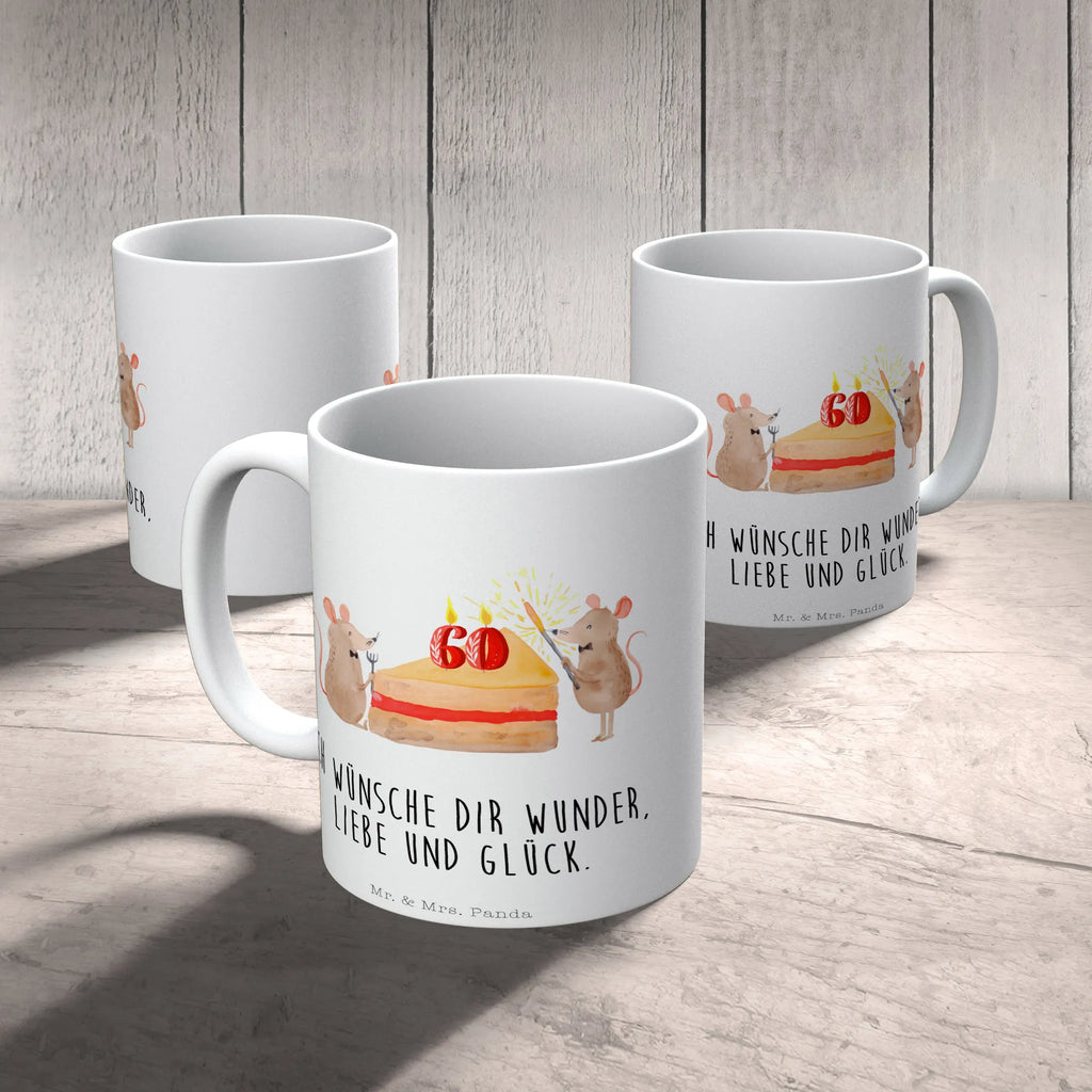 Tasse 60. Geburtstag Mäuse Kuchen Tasse, Kaffeetasse, Teetasse, Becher, Kaffeebecher, Teebecher, Keramiktasse, Porzellantasse, Büro Tasse, Geschenk Tasse, Tasse Sprüche, Tasse Motive, Kaffeetassen, Tasse bedrucken, Designer Tasse, Cappuccino Tassen, Schöne Teetassen, Geburtstag, Geburtstagsgeschenk, Geschenk, Maus, Geburtstage, Happy Birthday, Geburtstagsfeier