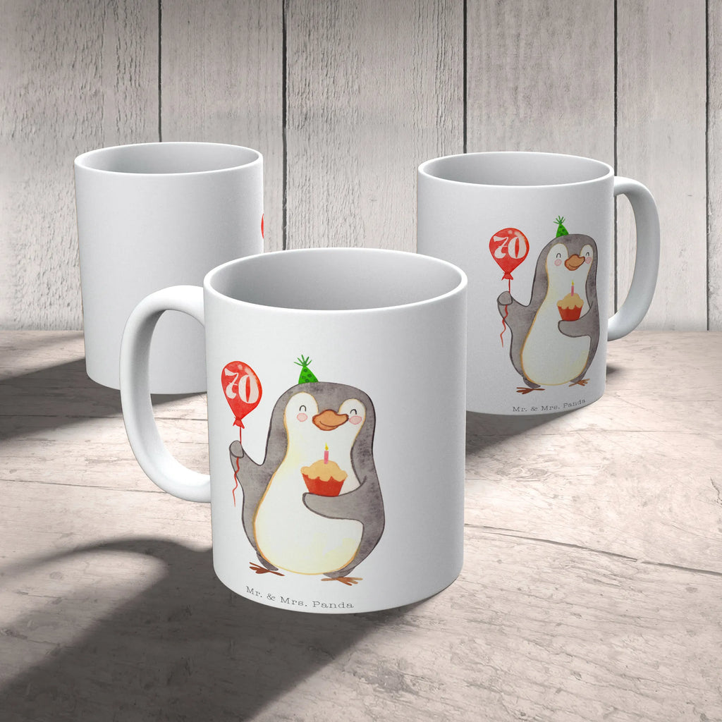 Tasse 70. Geburtstag Pinguin Luftballon Tasse, Kaffeetasse, Teetasse, Becher, Kaffeebecher, Teebecher, Keramiktasse, Porzellantasse, Büro Tasse, Geschenk Tasse, Tasse Sprüche, Tasse Motive, Kaffeetassen, Tasse bedrucken, Designer Tasse, Cappuccino Tassen, Schöne Teetassen, Geburtstag, Geburtstagsgeschenk, Geschenk, Pinguin, Geburtstage, Happy Birthday, Geburtstagsfeier