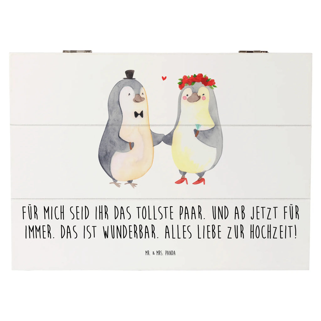 Holzkiste Hochzeit Pinguin Holzkiste, Kiste, Schatzkiste, Truhe, Schatulle, XXL, Erinnerungsbox, Erinnerungskiste, Dekokiste, Aufbewahrungsbox, Geschenkbox, Geschenkdose, Hochzeit, Hochzeitsgeschenk, Ehe, Hochzeitsfeier, Trauung, Trauungsgeschenk, Hochzeitskarte, Verlobungsfeier, Verlobungsgeschenk, Hochzeitsgeschenkideen, Hochzeitsgeschenke für Brautpaar, Pinguin, Pinguine, Hochzeitstag, geschenkidee Hochzeit, Gastgeschenk