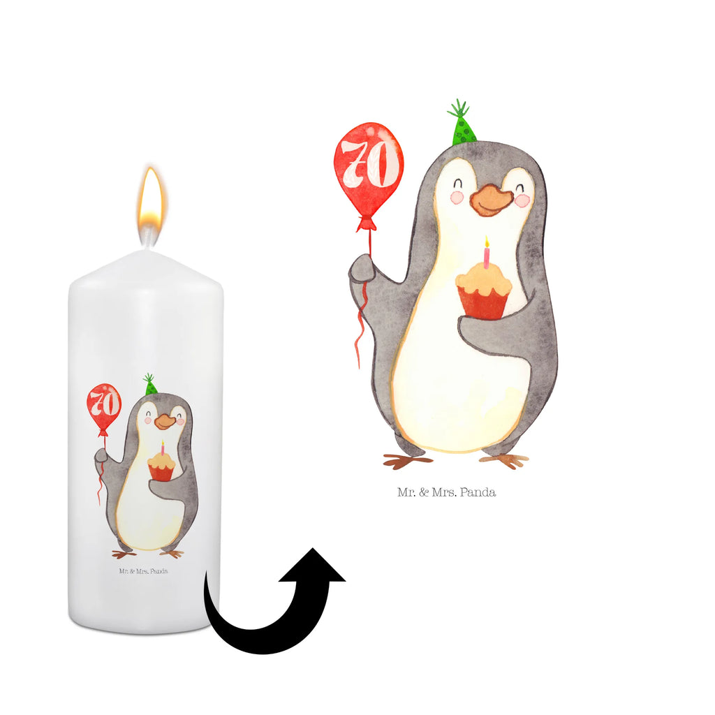 Geburtstagskerze 70. Geburtstag Pinguin Luftballon Geburtstagskerze, Kerze, Geburtstag, Geburstagsgeschenk, Geschenk, Geburtstagsgeschenk, Pinguin, Geburtstage, Happy Birthday, Geburtstagsfeier